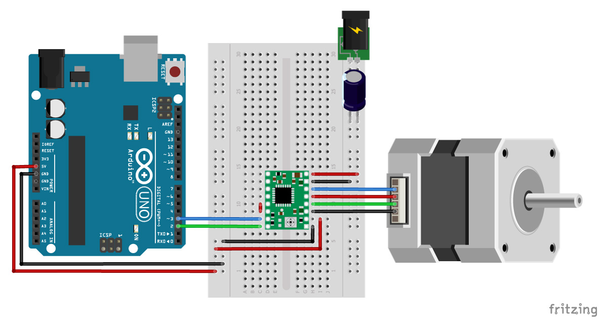 How To Control A Stepper Motor With A4988 And Arduino  4