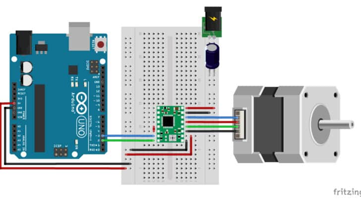 How to control a stepper motor with A4988 driver and Arduino