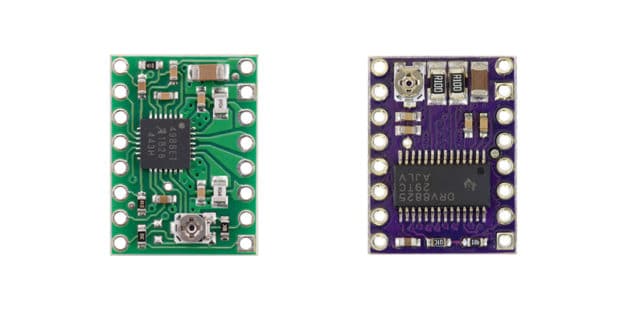 A4988 vs DRV8825 stepper motor driver