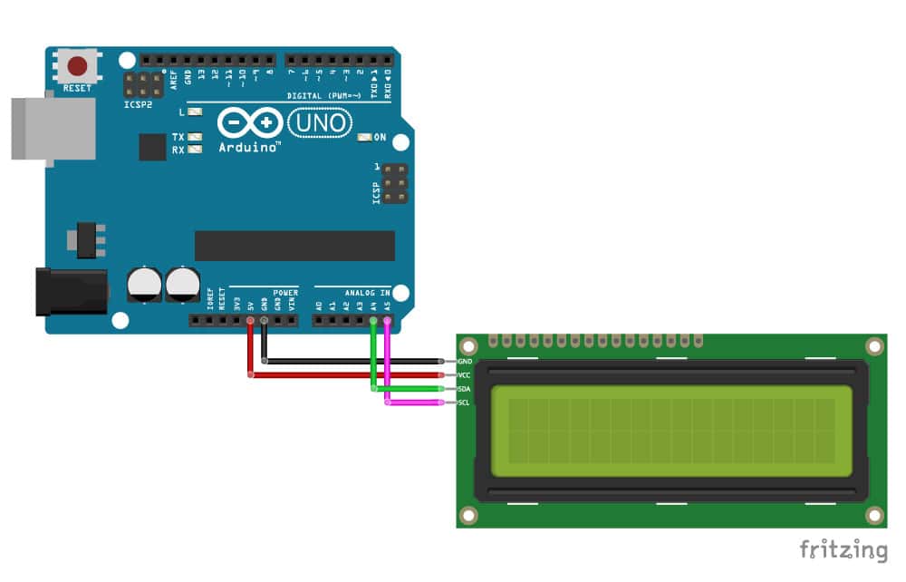 Mortal Preguntar proteína Carácter I2C LCD con Arduino Tutorial (8 Ejemplos)