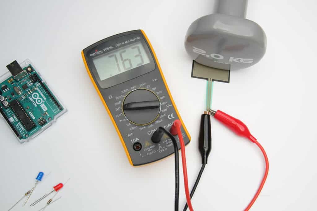 Testing an FSR Force Sensitive Resistor