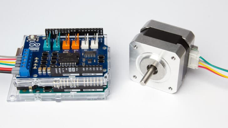 How to control a Stepper Motor with Arduino Motor Shield Rev3