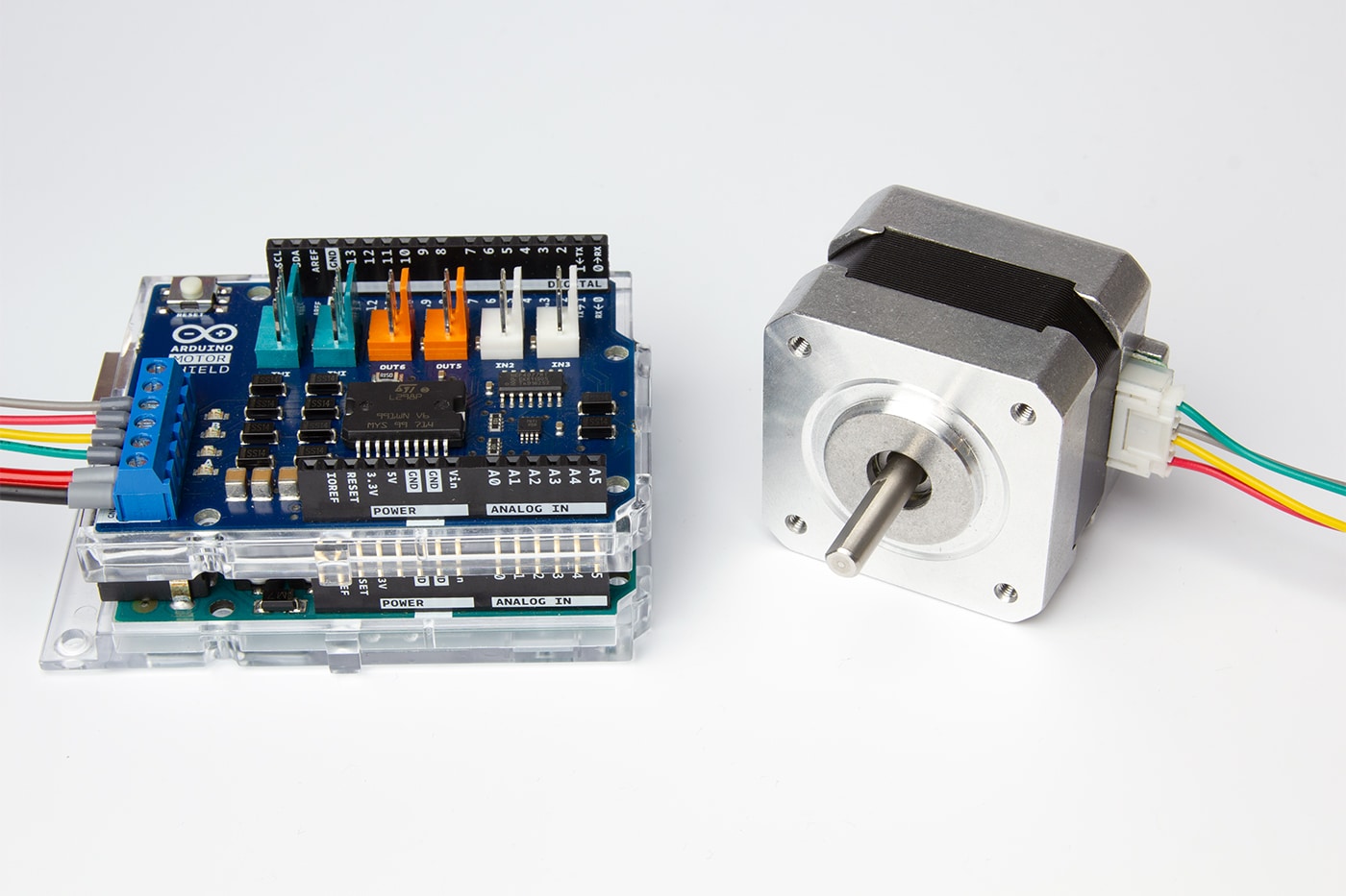 Arduino Motor Shield Stepper Motor Tutorial