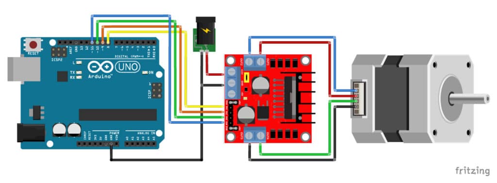 l298n-motor-driver-with-stepper-motor-and-arduino-wiring-diagram-schematic-pinout