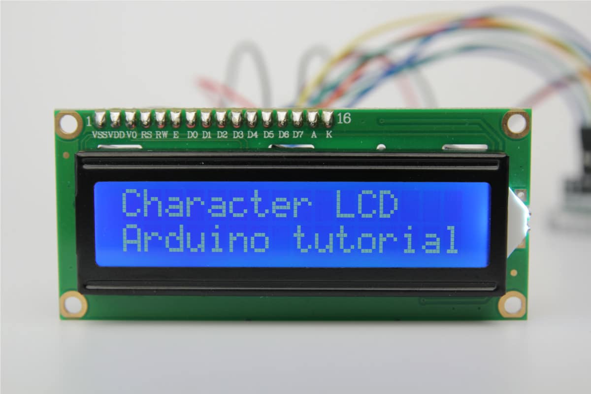 How to Control an LCD with (8