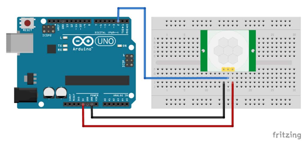 SENSOR DE MOVIMIENTO ARDUINO COMPATIBLE PIR INFRARROJO HC SR501