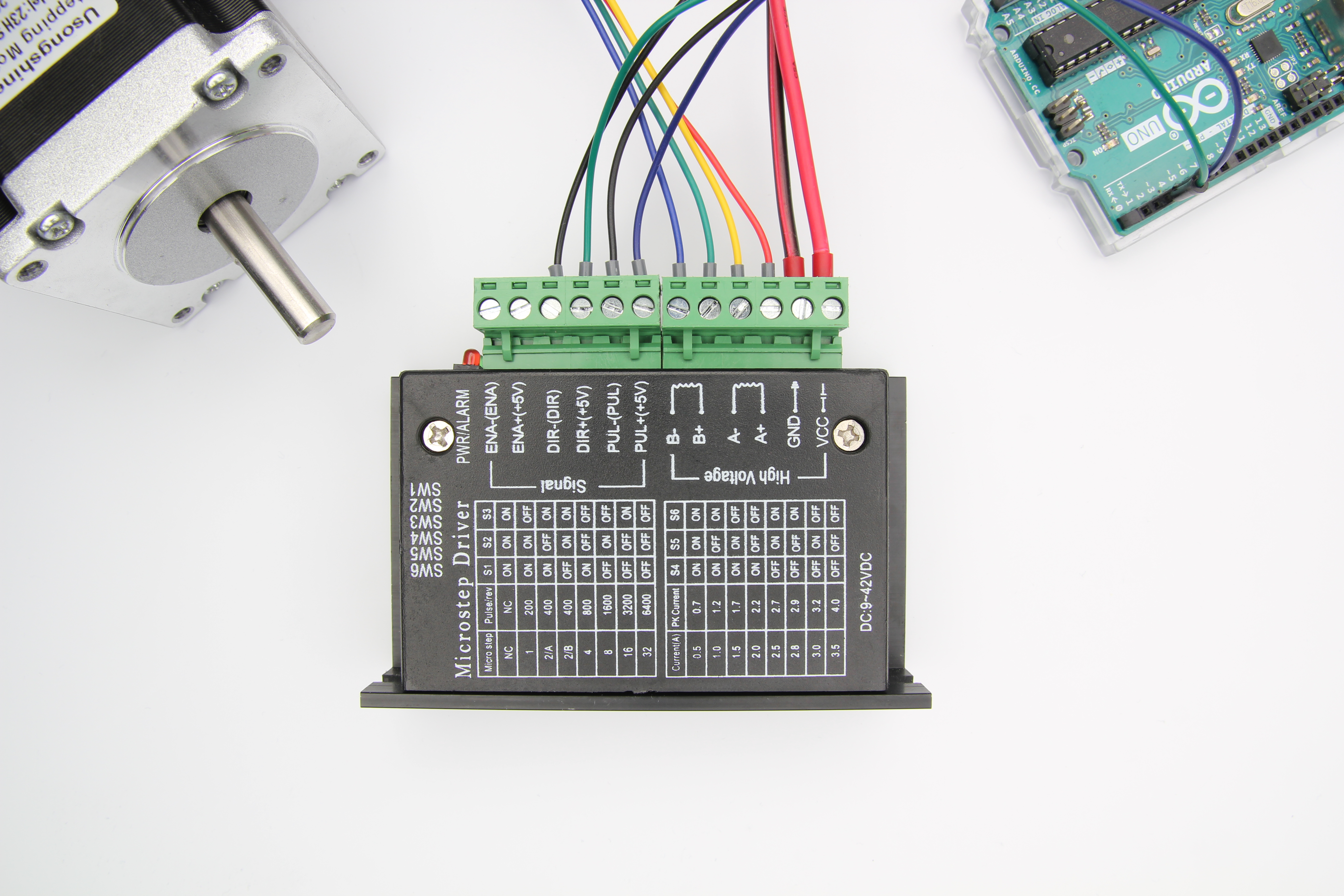 Tb6600 Stepper Motor Driver With Arduino Tutorial 3 Examples