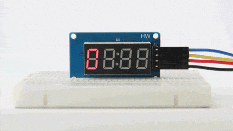 TM1637 4-digit 7-segment LED display Arduino tutorial