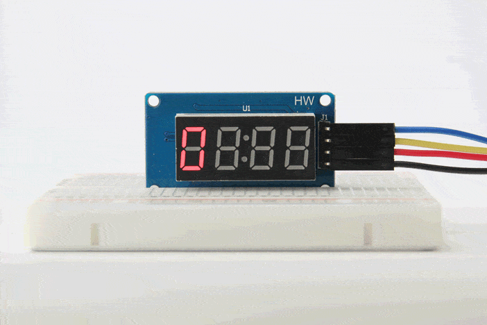 TM1637 4-digit 7-segment LED display Arduino tutorial