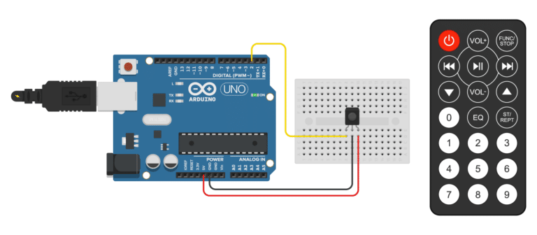 IR Remote and Receiver with Arduino Tutorial (4 Examples)