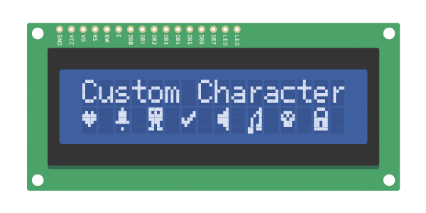 bassin Forøge kaste Character I2C LCD with Arduino Tutorial (8 Examples)