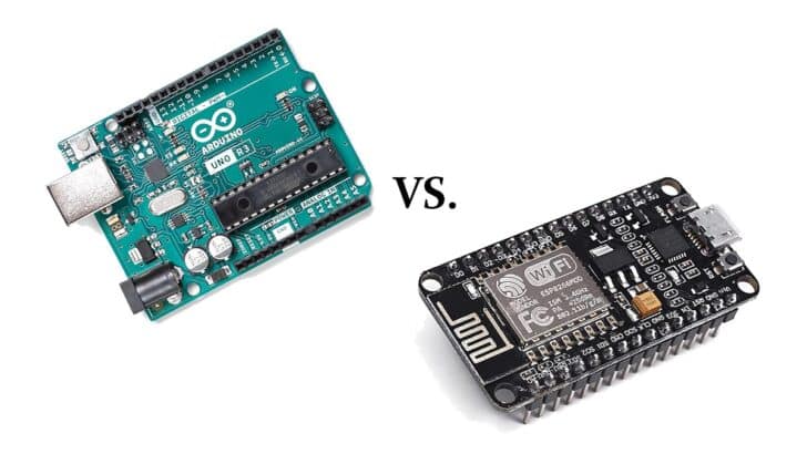 NodeMCU ESP8266 Vs. Arduino UNO Board 