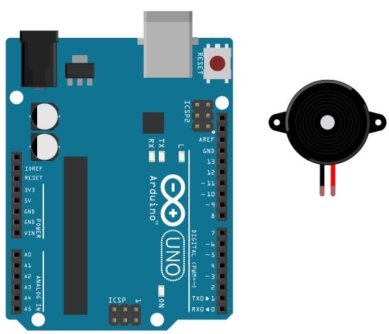 Start with the Arduino and a buzzer