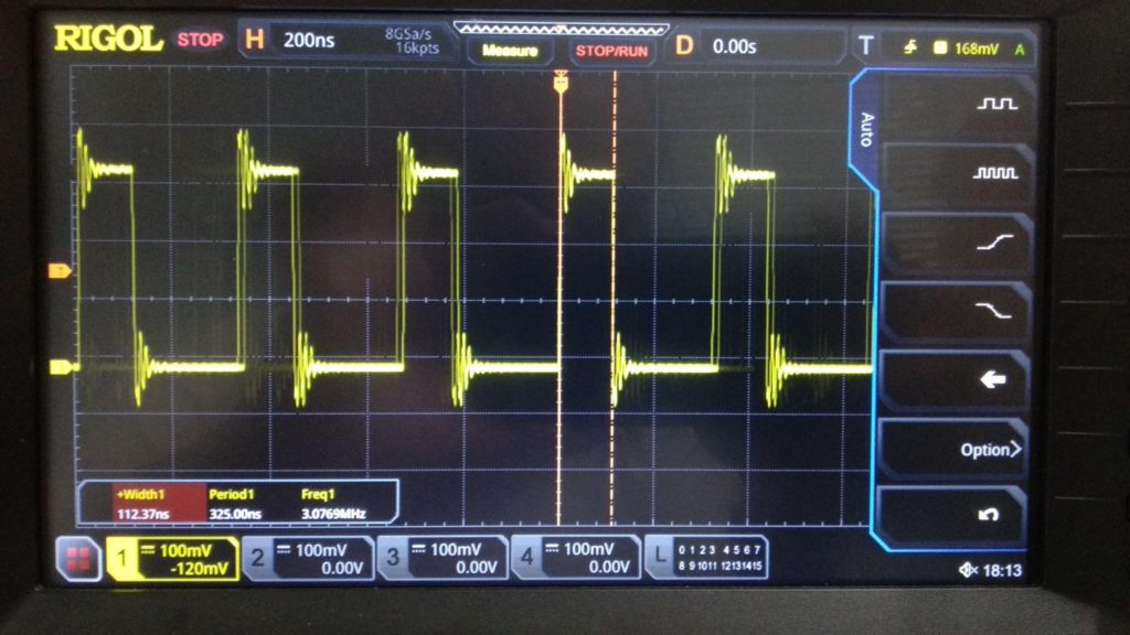 ESP32 output pulses