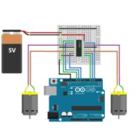 How To Control A DC Motor With L293D Driver IC Using Arduino