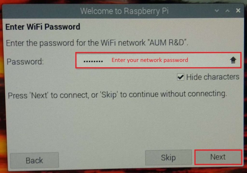 Raspberry Pi network