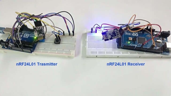 Wireless Communication with Arduino and nRF24L01