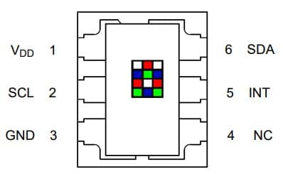 Color sensor TCS34725