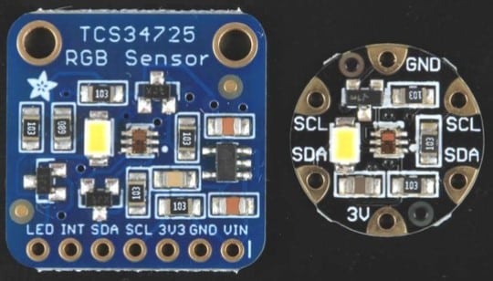 Connect A TCS34725 Color Sensor To Arduino