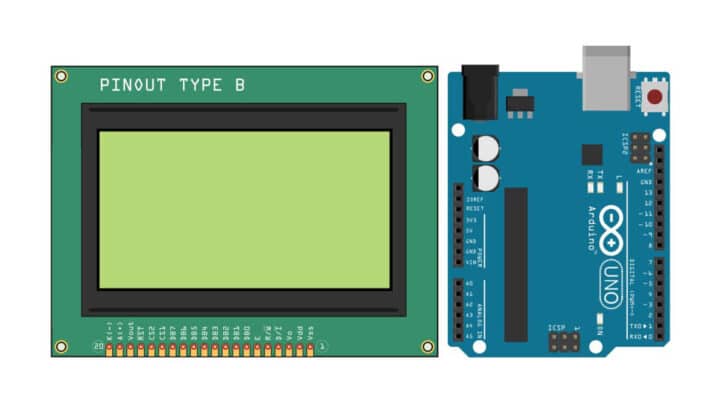 Interfacing 128 x 64 Graphical LCD With Arduino – A Complete Guide