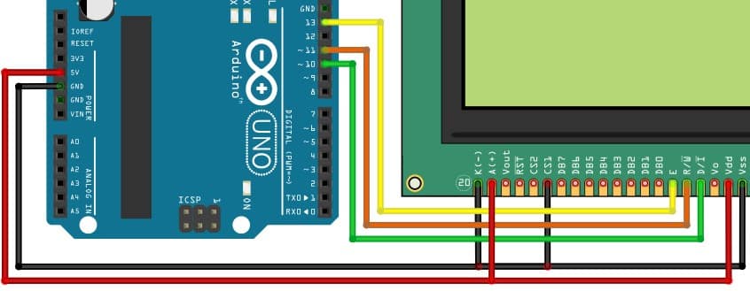 LCD controller power supply and LED backlight connection
