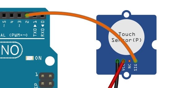 Connect the Touch Signal Pin