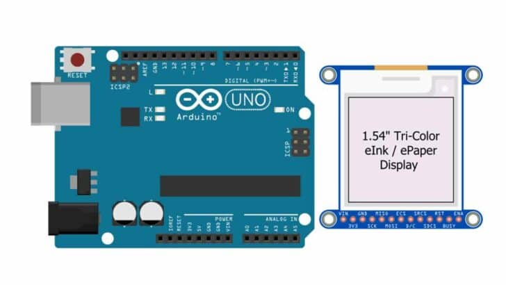 Interfacing Arduino To An E-ink Display