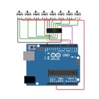 Interfacing Parallel In Serial Out Shift Register 74HC165 With Arduino