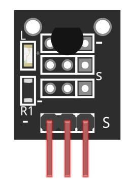 NTC sensor on a module with three pins