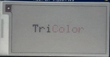 The Tri color program output 