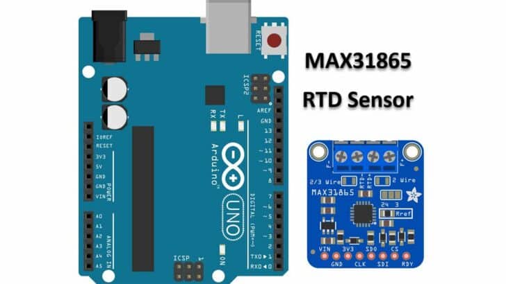 MAX31865 RTD Sensor And Arduino