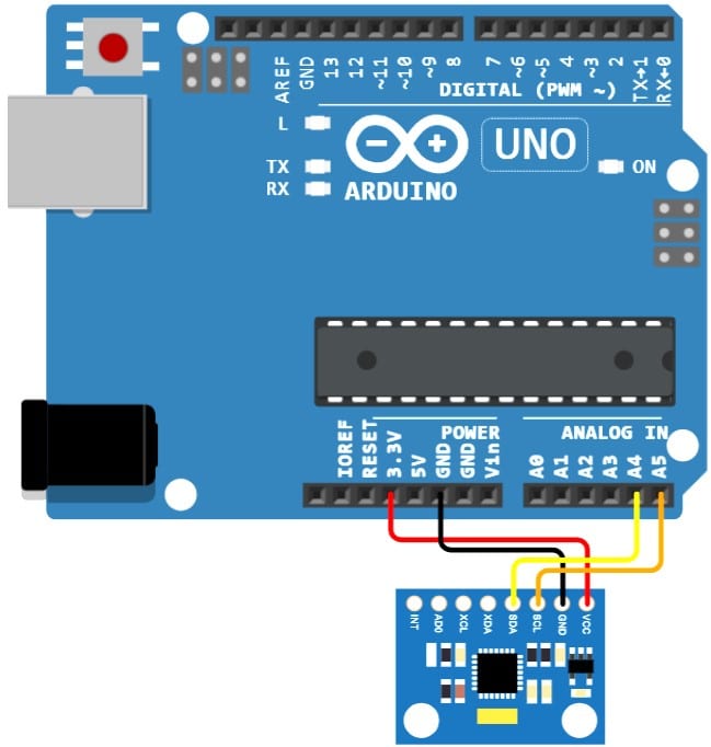 Simple Arduino Projects On MPU6050 And Arduino UNO