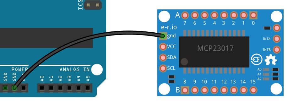 Start with the GND connections