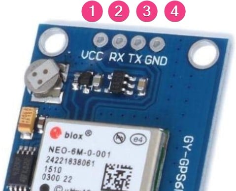 pins to complete the connection with the Arduino