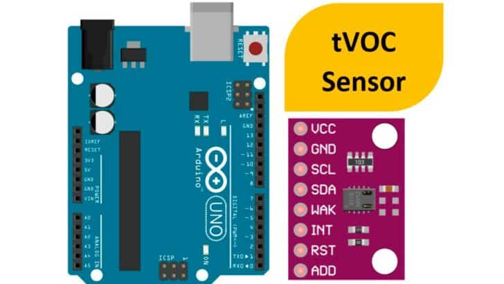 Arduino UNO And CCS811 Total VOC Sensor – A Complete Tutorial