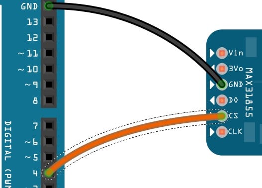 Connect the CS Pin