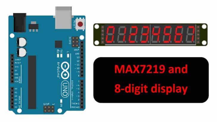 Arduino UNO And MAX7219 (7-segment Display driver) – A Complete Guide