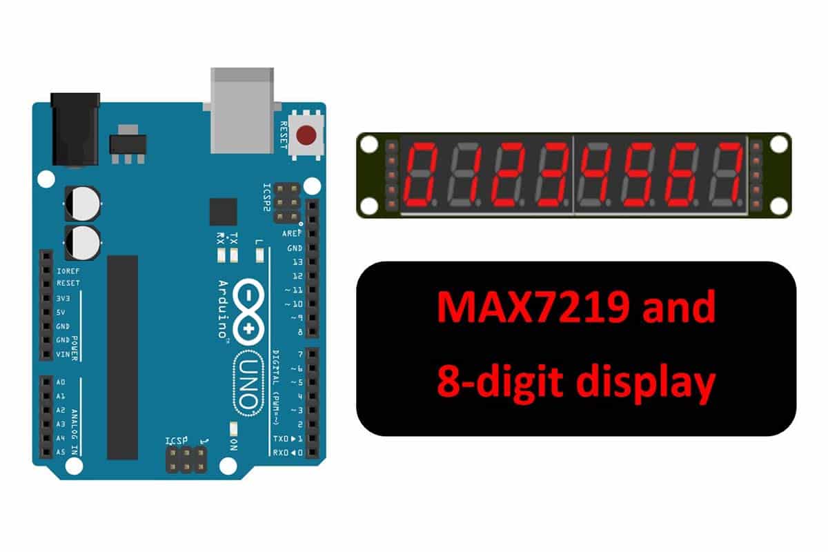 Arduino UNO And MAX7219 (7-segment Display driver) - A Complete Guide
