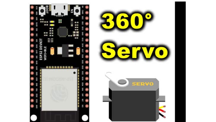 A Step-by-Step Guide To Control 360-degree Servo Motor Using ESP32