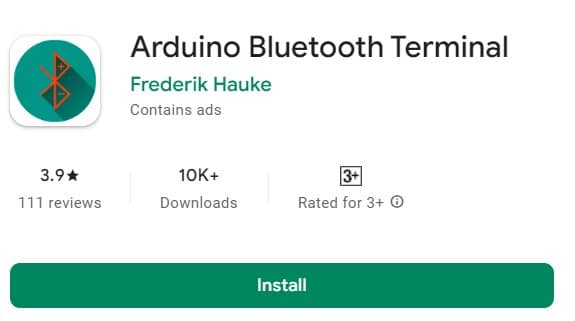 Arduino Bluetooth Terminal