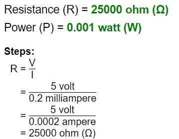 25 Kohms resistor between the ISET pin and 5 V