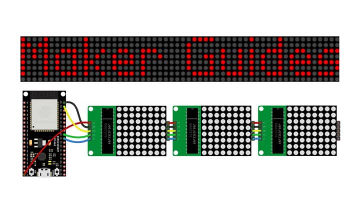 ESP32 And MAX7219 Matrix Display Guide – A Complete Tutorial