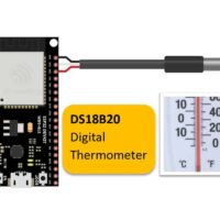 Interfacing ESP32 And DS18B20 Digital 1-wire Thermometer