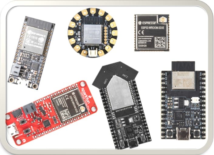 Main Blocks Of The ESP32 Board