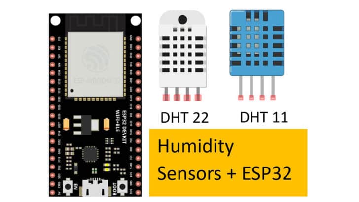 Use ESP32 With DHT11/ DHT22 Humidity & Temperature Sensor – An In-depth Tutorial