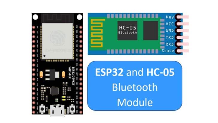 ESP32 And Bluetooth Module- HC-05 – A Complete Tutorial