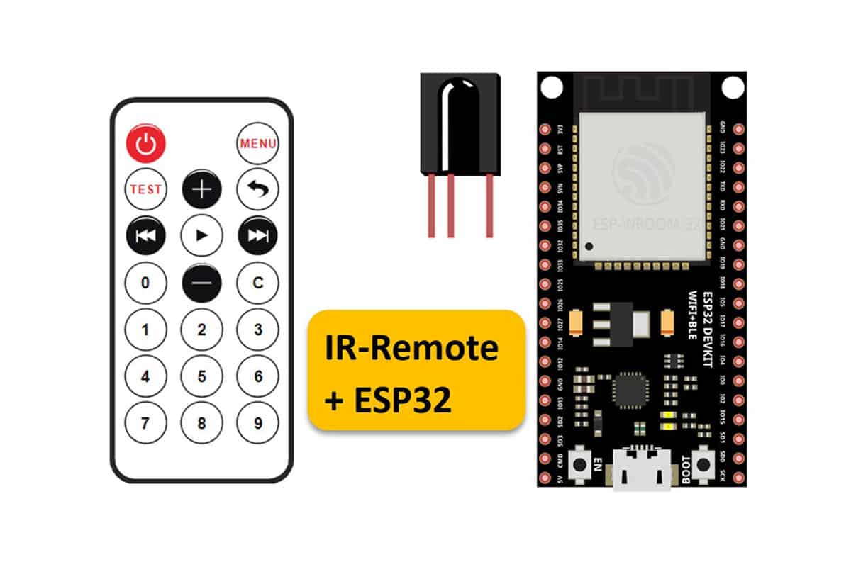 ESP32 And IR Remote Interface - A Complete Tutorial