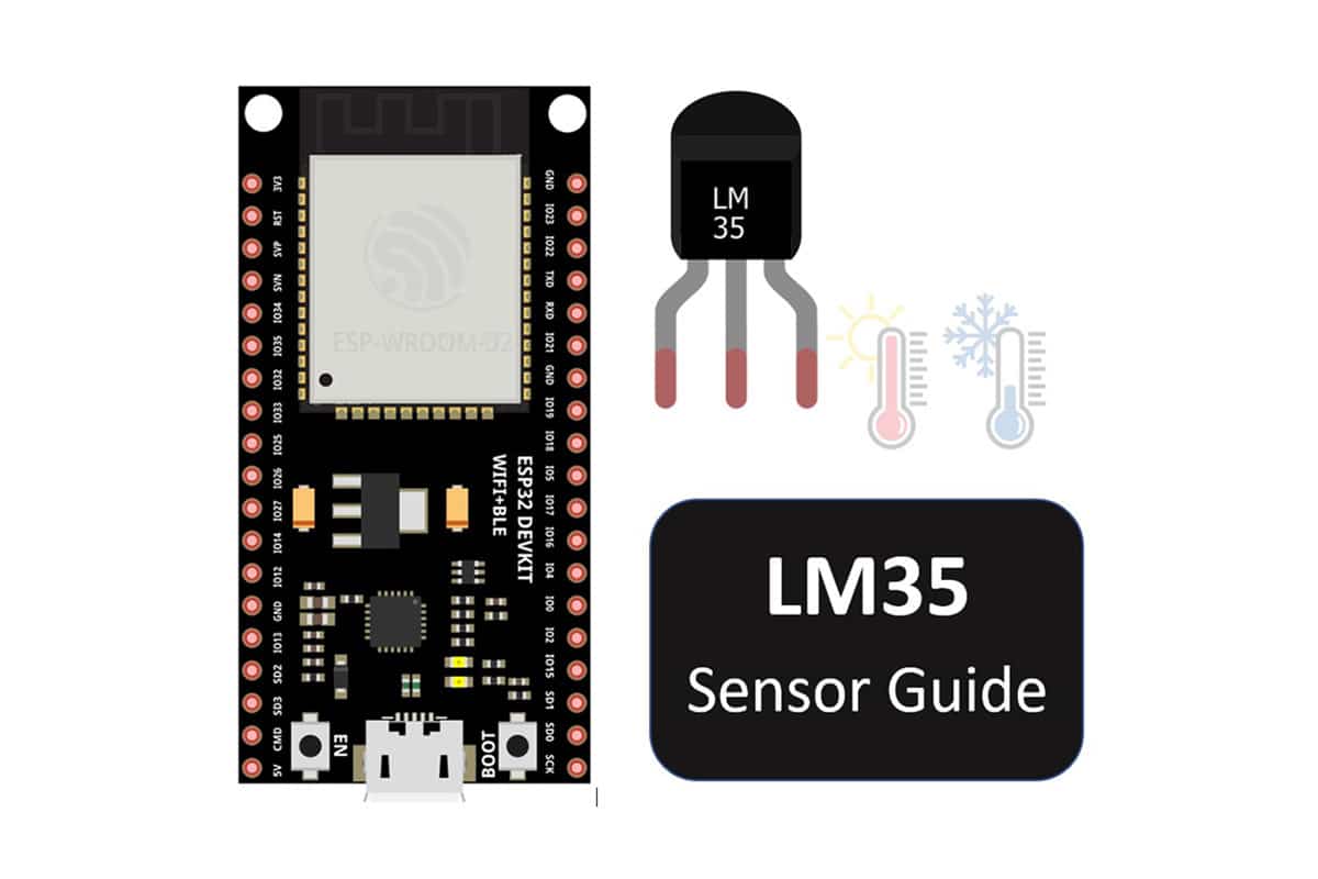 Interfacing ESP32 And LM35 Temperature Sensor