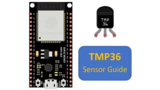 ESP32 And TMP36 Temperature Sensor - Makerguides.com
