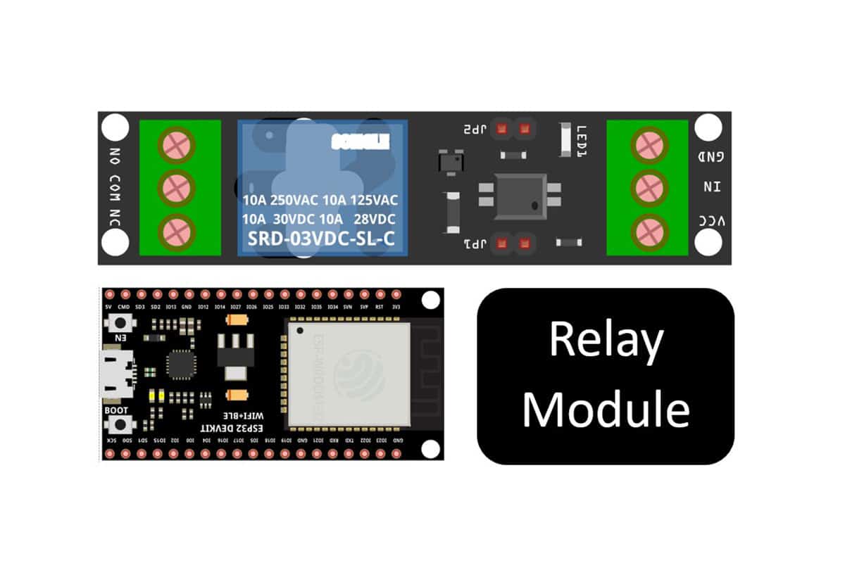 Interfacing a Relay Module With ESP32 - A Complete Guide
